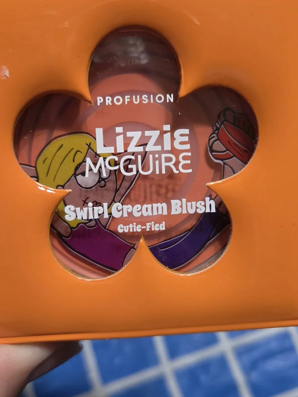 New Profusion Cosmetics Lizzie McGuire Swirl Cream Blush - Cutie- Fled Orange